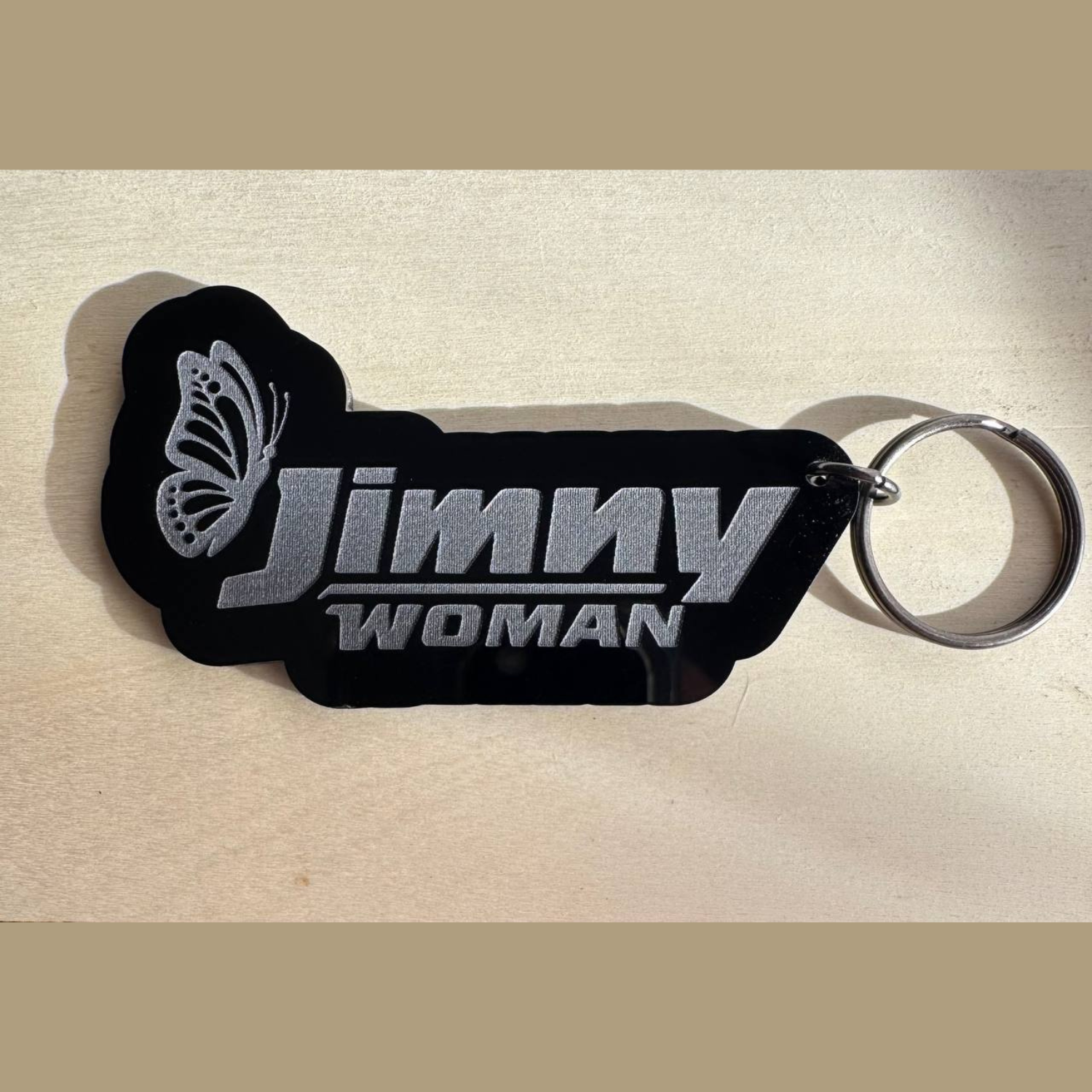 Jimny Woman Acrylic Keyring