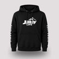Jimny Life Mountain Hoodie — Hand Screen-Printed Adventure Hoodie