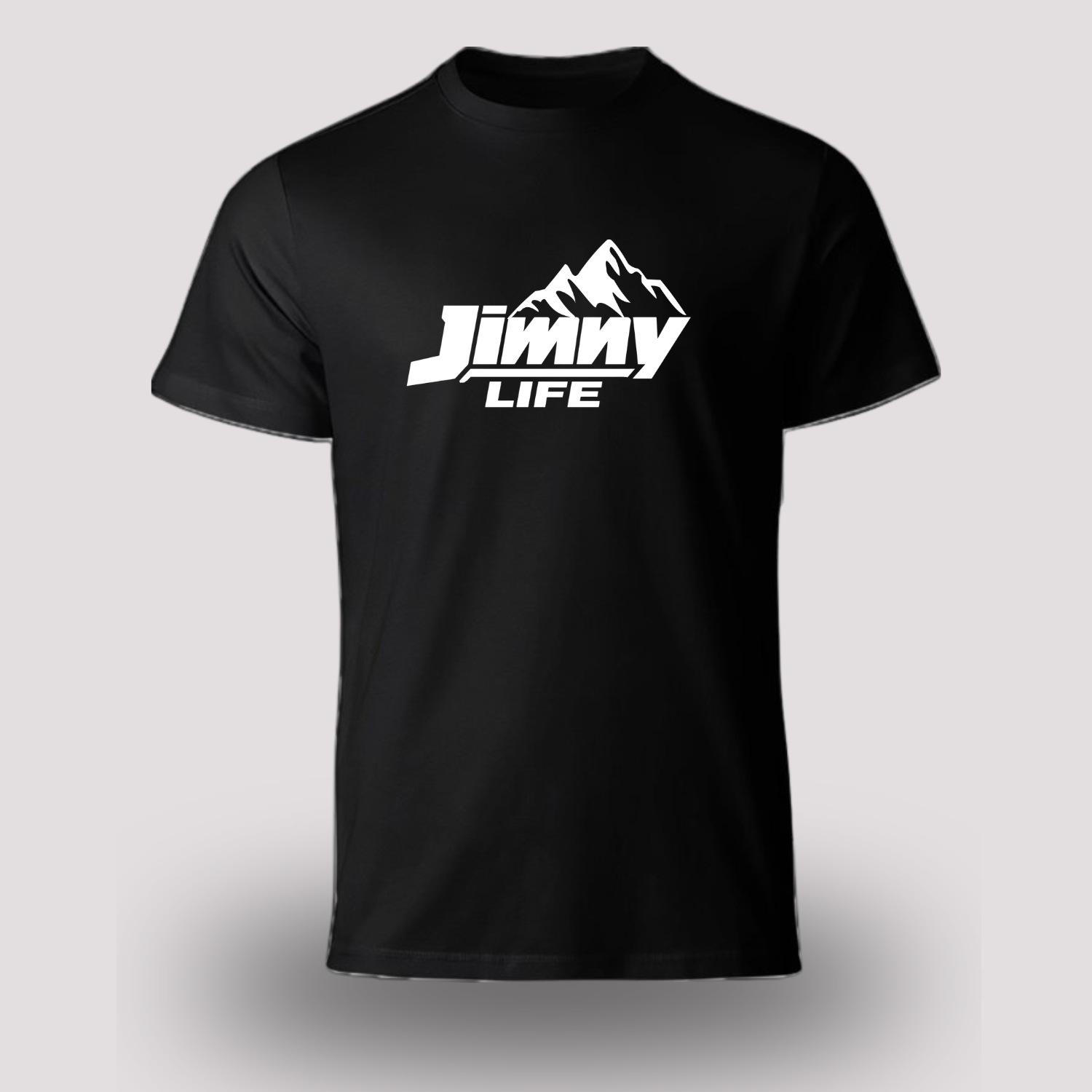 Jimny Life Mountain T-Shirt — Hand Screen-Printed Adventure Tee
