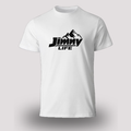 Jimny Life Mountain T-Shirt — Hand Screen-Printed Adventure Tee