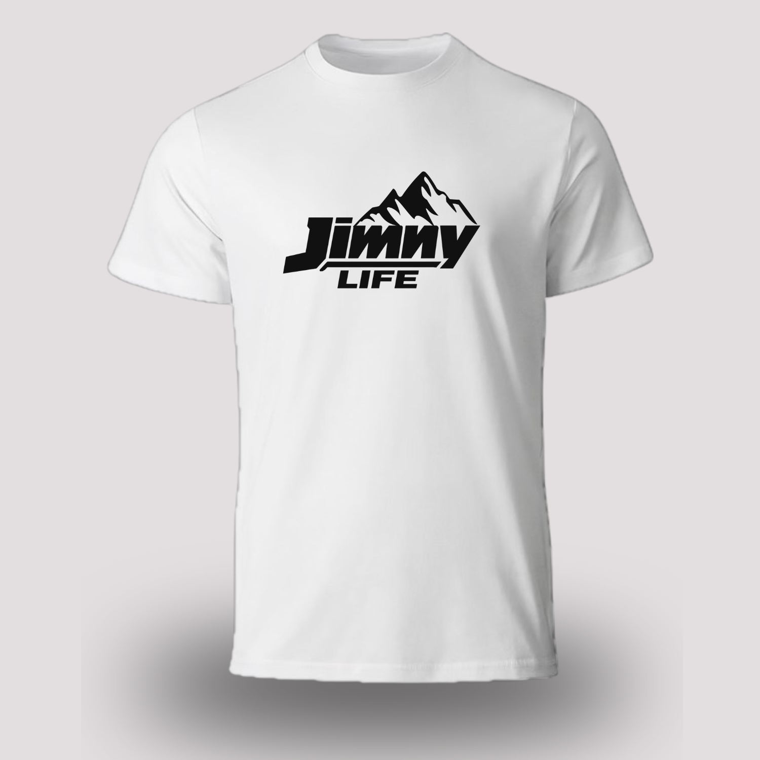 Jimny Life Mountain T-Shirt — Hand Screen-Printed Adventure Tee