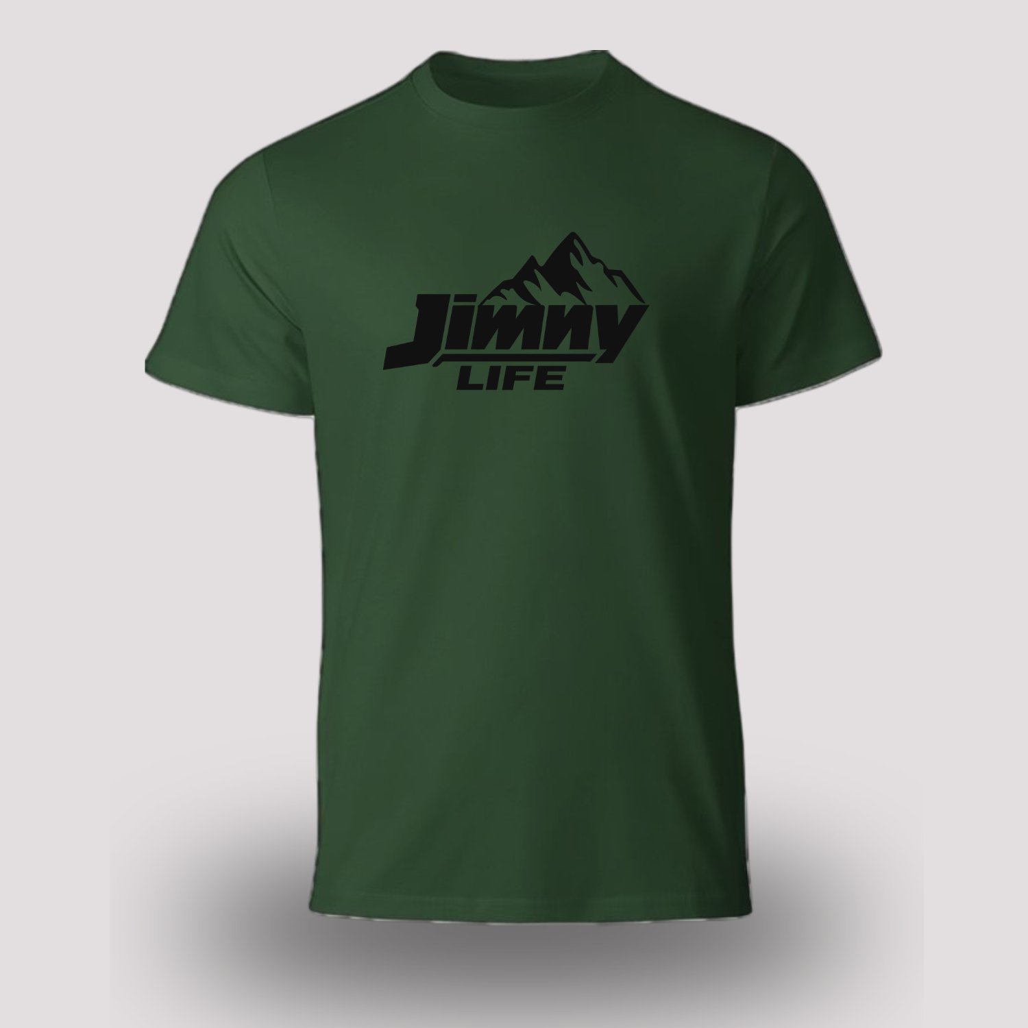Jimny Life Mountain T-Shirt — Hand Screen-Printed Adventure Tee