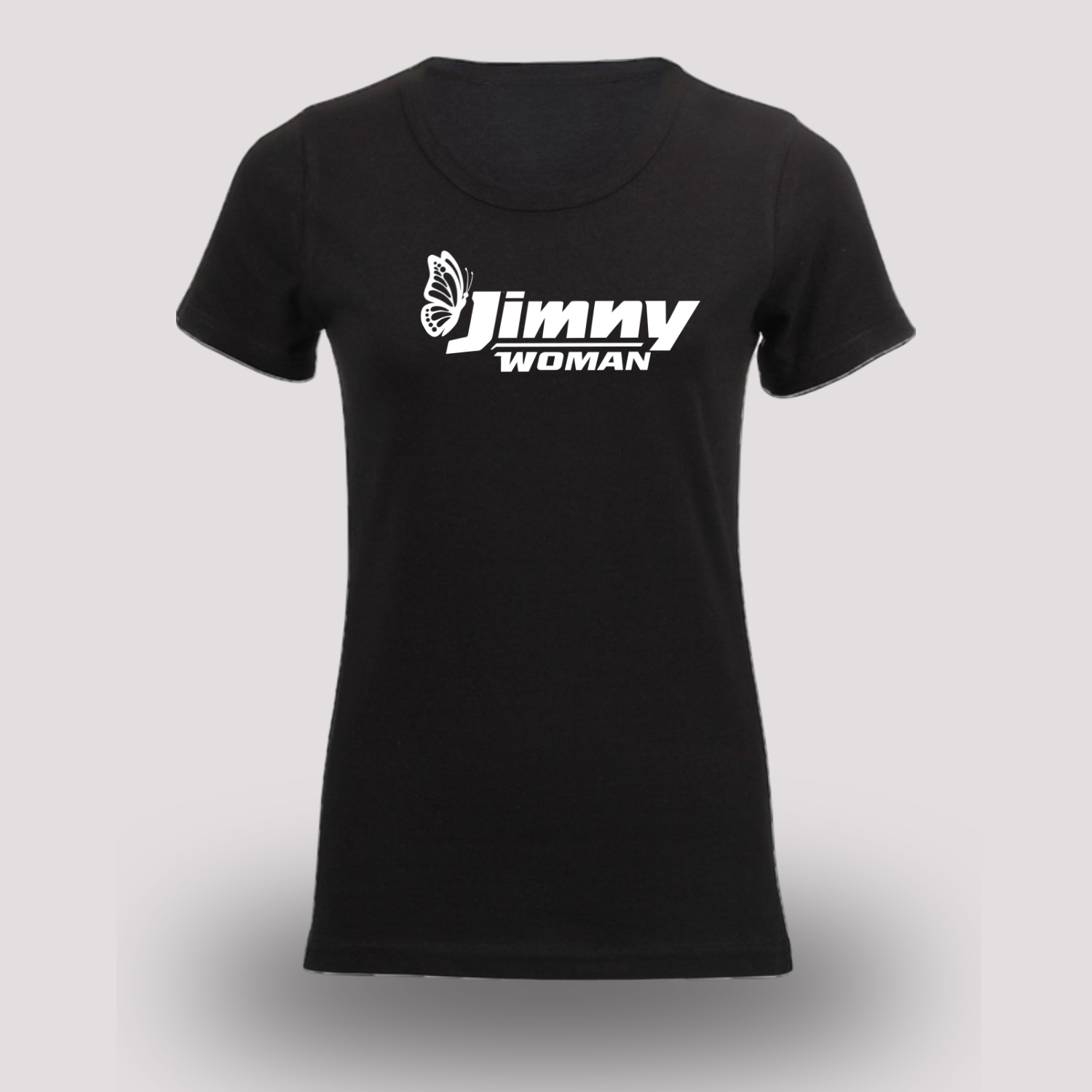 Jimny Woman Mountain T-Shirt — Hand Screen-Printed Adventure Tee