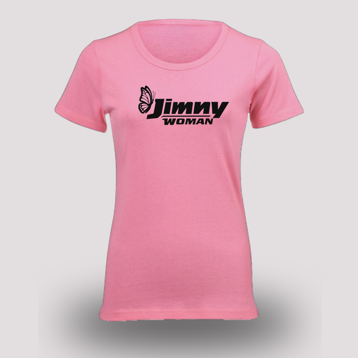 Jimny Woman Mountain T-Shirt — Hand Screen-Printed Adventure Tee