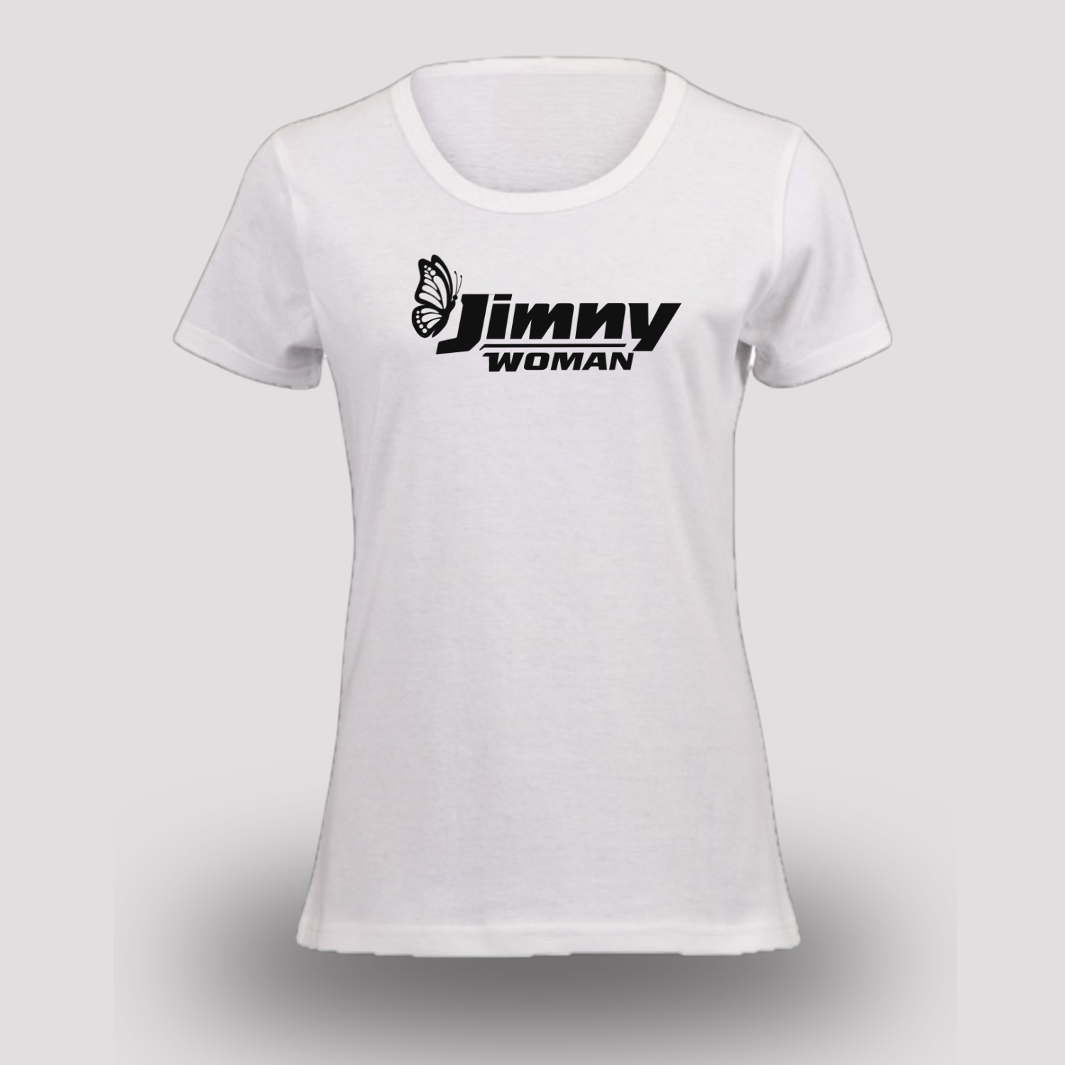 Jimny Woman Mountain T-Shirt — Hand Screen-Printed Adventure Tee