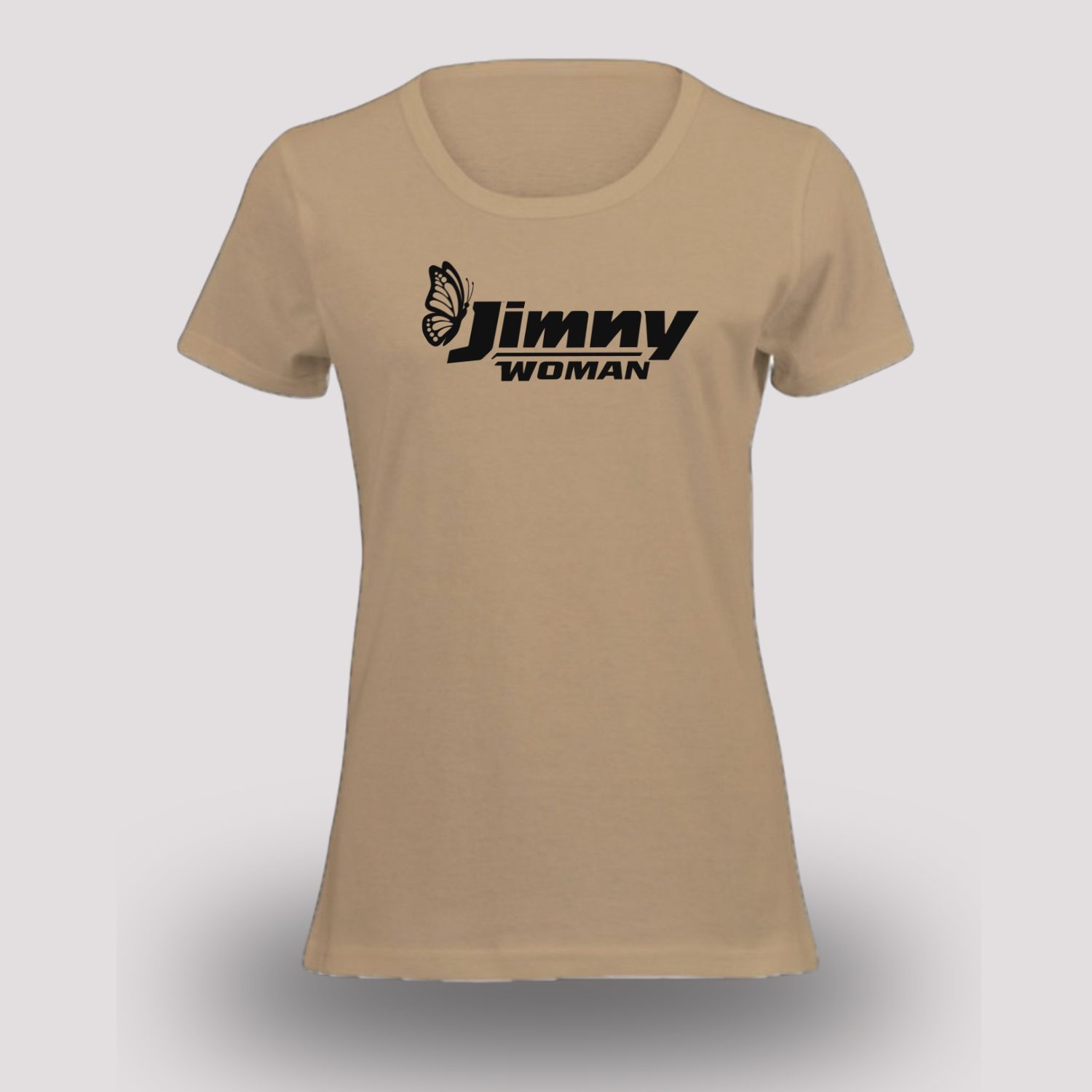Jimny Woman Mountain T-Shirt — Hand Screen-Printed Adventure Tee