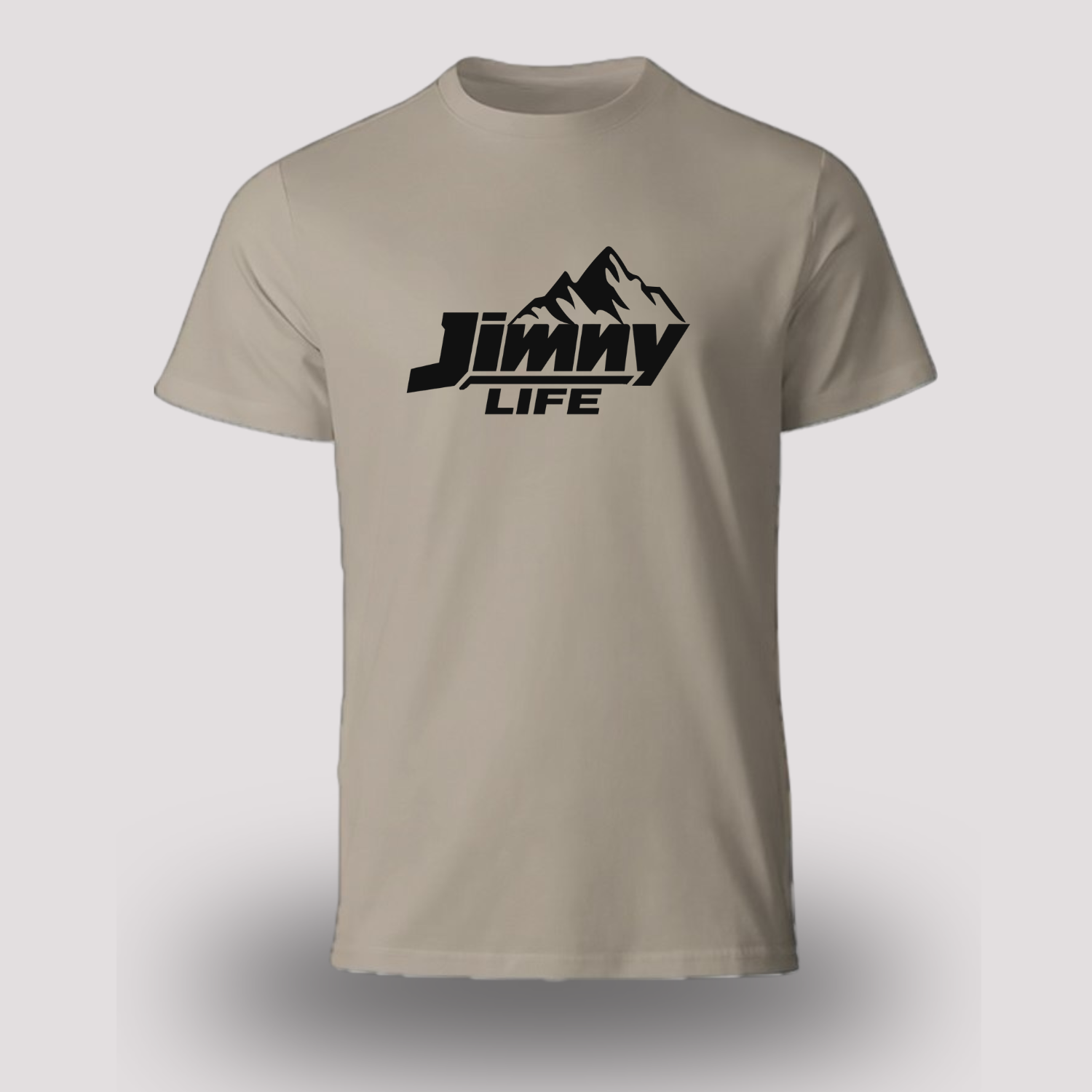 Jimny Life Mountain T-Shirt — Hand Screen-Printed Adventure Tee